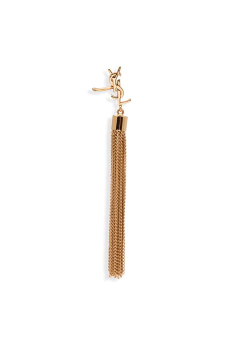 ysl tassel earrings replica|ysl st laurent earrings.